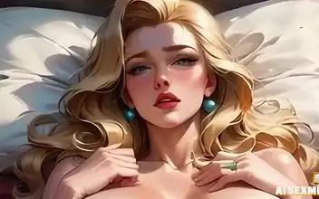 Sexy Woman Tempts Man With Large Dick On